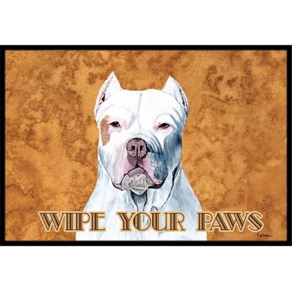 Carolines Treasures Carolines Treasures SC9130JMAT 24 x 36 in. Pit Bull Indoor Or Outdoor Doormat SC9130JMAT - main